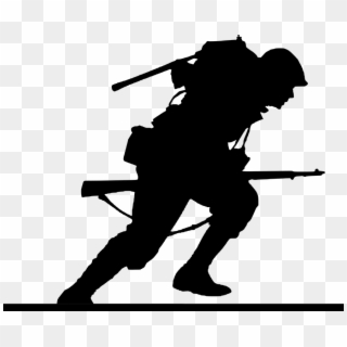 World War Ii The National Wwii Museum - Ww2 Soldier Silhouette Png, Transparent Png