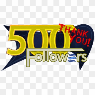 500 Followers - Graphic Design, HD Png Download