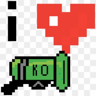 Ko Cannon Terraria Clipart , Png Download - Disney Bow Made Out Of Perler Beads, Transparent Png