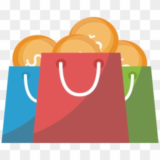 And Shopping Discounts Color Bag Discount Allowances - Shopping Bag Png Color, Transparent Png