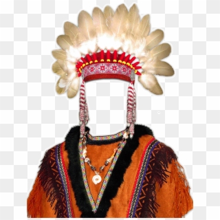 American Indian Png - Tribal People Costume Png, Transparent Png