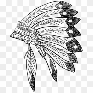 Native American Headdress Clip Art, HD Png Download