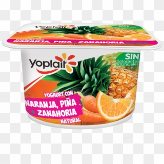 Yogurt Batido Sabor Naranja Piña Y Zanahoria 125 Gr - Yoplait, HD Png Download