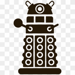 Dalek Doctor Who Silhouette, HD Png Download