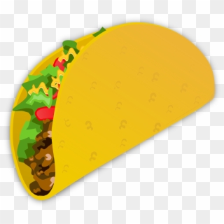 Spanish Clipart Taco - Taco Clipart, HD Png Download