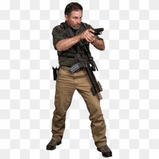 Guy With Gun Png - Guy With A Gun, Transparent Png
