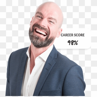 Career Score - Shaved Head Men, HD Png Download