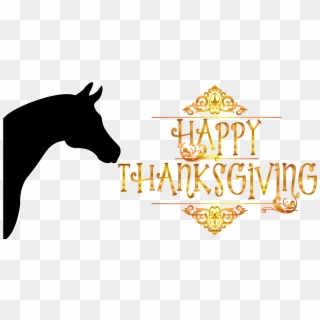 Free Horse Thanksgiving Clipart - Happy Thanksgiving Images With Horses, HD Png Download