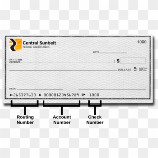 Central Sunbelt Routing Number - Central Sunbelt Federal Credit Union, HD Png Download