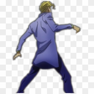 Kira Koichi Pose Or Kira Koichi Pose - Jjba Koichi Pose Transparent Gif, HD Png Download