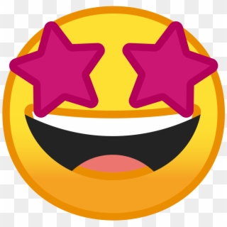 Emoji Star Png Database Of Emoji Emoji Clip Art Stop - Emoji With Star Eyes, Transparent Png