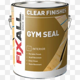 Fixall Interior Clear Gym Seal Gloss Gallon - Paint, HD Png Download