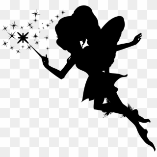 Silhouette Fairy Clip Art, HD Png Download