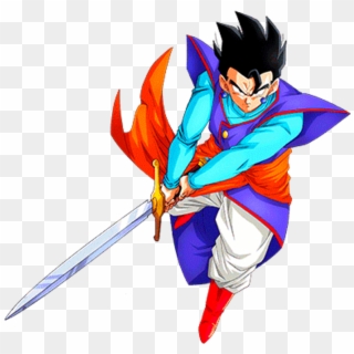 Mystic Gohan With Z Sword, HD Png Download