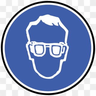Eye Protection, Glasses, Face, Man, Sign, Symbol, Icon - Safety Glasses Sign Png, Transparent Png
