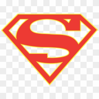 Supergirl Logo Men S Regular Fit T-shirt - Supergirl Logo, HD Png Download