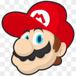 Mario Head - Cartoon, HD Png Download