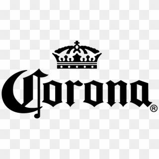 Corona Logo Zwart-wit Png, Transparent Png
