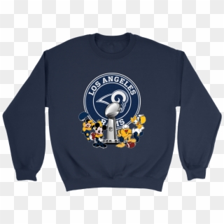 Nfl Los Angeles Rams Super Bowl 2019 Mickey Mouse Minnie - Merry Christmas Sweater Mike Tyson, HD Png Download