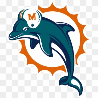 Svg Library Download Dolphin Clip San Diego - Miami Dolphins Nfl Logo, HD Png Download
