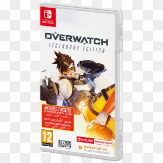 Ow Switch Inlay 3d Left Ar - Overwatch Legendary Edition Nintendo Switch, HD Png Download