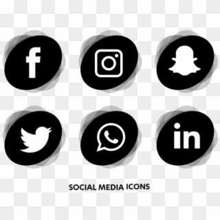Vector Social Media Icons Png, Transparent Png