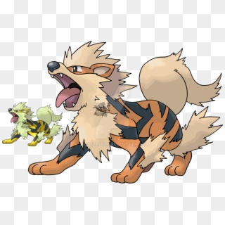 Art,fictional Character,animated - Arcanine Tails19950, HD Png Download