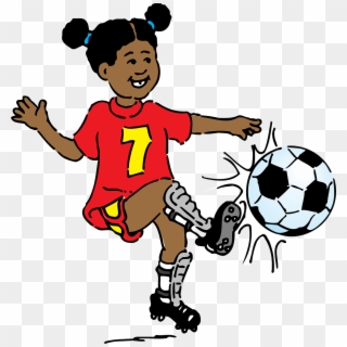 Playing Soccer Clipart, HD Png Download