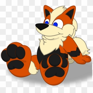 Arcanine Matts Paws - Cartoon, HD Png Download