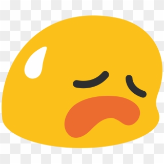 Disappointed But Relieved Face Emoji, HD Png Download