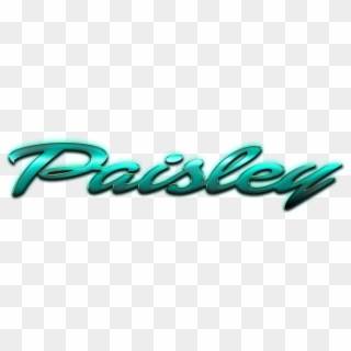 Paisley Name Logo Png - Graphic Design, Transparent Png