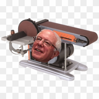 Bernie Sanders At A Campaign Stop - Bernie Sanders Belt Sander, HD Png Download