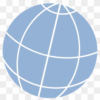Simple Globe - Blue Globe Clipart, HD Png Download