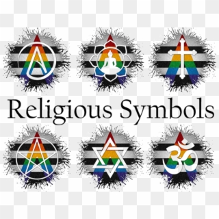 An Assortment Of Various Religious Symbols In Lgbt - Gay Pride, HD Png Download