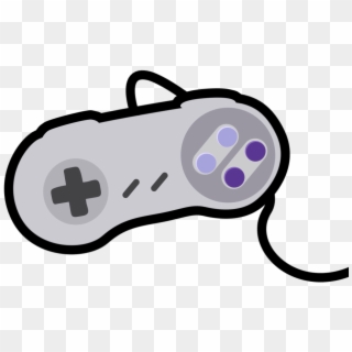 Game Controllers Super Nintendo Entertainment System - Handy Clipart Game, HD Png Download