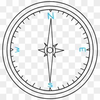How To Draw Compass - Circle, HD Png Download