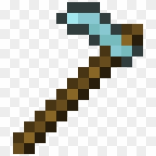 Transparent Minecraft Hoe Png - Minecraft Diamond Hoe Png, Png Download