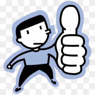 Thumbs Up Thumb Vector Illustration Clip Art Free Images - Person Thumbs Up Vector Png, Transparent Png