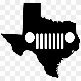 Jeep Clipart Grille - Texas Political Map 2017, HD Png Download