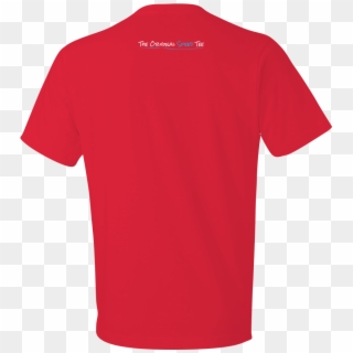 Fruit Of The Loom T Shirt Red Back, HD Png Download