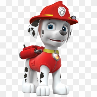 Paw Patrol Marshall Png Clipart Image - Marshall Paw Patrol Characters, Transparent Png