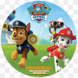 Chase Paw Patrol Png - Chase And Marshall Paw Patrol, Transparent Png