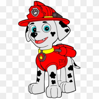Marshall Paw Patrol Painting Clipart , Png Download - Marshall Paw Patrol Png, Transparent Png