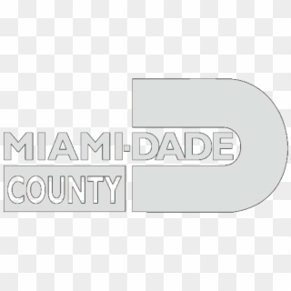 Miami Dade County - Miami Dade Logo White, HD Png Download