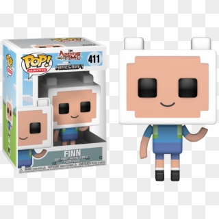 Figurine Pop Adventure Time - Adventure Time X Minecraft, HD Png Download