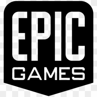 Transparent Games Clipart Black And White - Epic Games Logo Png, Png Download