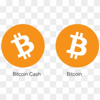 Transparent Bitcoin Logo Png - Bitcoin Logo Vs Bitcoin Cash Logo, Png Download