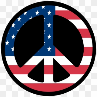 American Flag Vector Art - Grateful Dead Steal Your Face Peace Sign, HD Png Download
