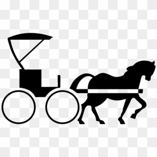 Horse And Buggy Amish Clip Art - Horse And Buggy Clip Art, HD Png Download