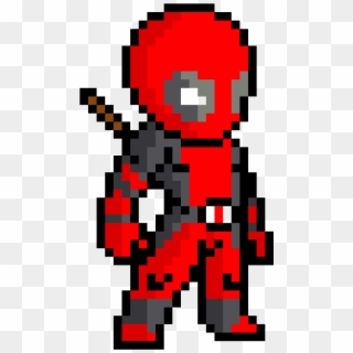 Symbol Deadpool Art Minecraft Pixel Free Download Png - Pixel Art Spider Man, Transparent Png